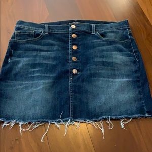 J Brand Rosalie Mini Denim Skirt